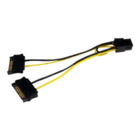 StarTech StarTech.com 6in SATA Power to 6 Pin PCI Express Video Card Power Cable Adapter - SATA to 6 pin PCIe power - power cable - 15 cm (SATPCIEXADAP)
