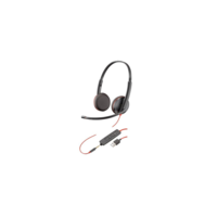 HP HP Poly Blackwire 3225 (USB Type-A) Stereo Headset - Fekete (BULK) (80S11A6)