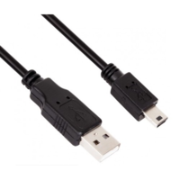 VCOM VCOM CU-215 USB 2.0 - Mini-USB adat- és töltőkábel 1.8m - Fekete (CU-215)