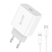 Foneng Foneng EU23 hálózati töltő + USB-A - Lightning kábel fehér (EU23 iPhone) (EU23 iPhone)