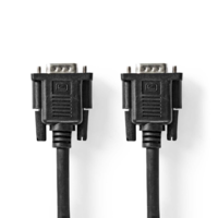 Nedis Nedis VGA apa - VGA anya kábel 5m fekete (CCGP59100BK50) (CCGP59100BK50)