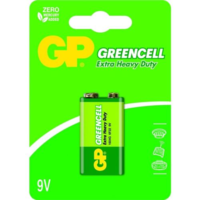 GP GP Battery (9V) GREENCELL Zink carbon 6F22, 1604GLF-U1 (1 battery / blister) 9V (GP-BM-1604GLF-U1)