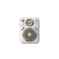 Divoom Divoom Beetles FM Bluetooth hangszóró rádióval fehér (BEETLES FM WHITE)