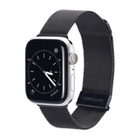 Dux Ducis Dux Ducis Apple Watch S1/2/3/4/5/6/7/8/SE Milánói Fém szíj 42/44/45 mm - Fekete (GP-125883)