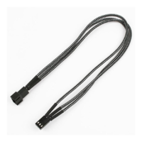 Nanoxia Kabel Nanoxia 3-Pin Verlängerung, 30 cm, Single, schwarz (NX3PV3E)