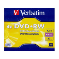 Verbatim Verbatim DVD+RW Matt Silver 4x 4,7 GB 10 dB (43229)