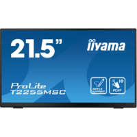 Iiyama iiyama ProLite T2255MSC-B1 számítógép monitor 54,6 cm (21.5") 1920 x 1080 pixelek Full HD LCD Érintőképernyő Fekete (T2255MSC-B1)