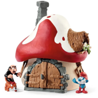 Schleich schleich The Smurfs Smurf house with 2 figurines (20803)