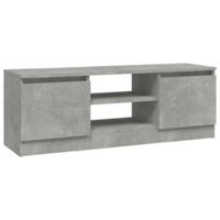 vidaXL betonszürke TV-szekrény ajtóval 102 x 30 x 36 cm (823354)