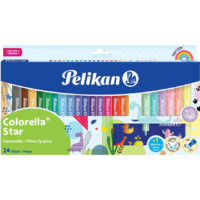 Pelikan Büro Pelikan Fasermaler Colorella Star C302 18+6 sort Schablone Faltschachtel (822329)