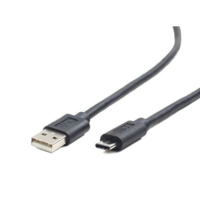 Gembird Gembird Cablexpert USB 2.0 AM --> Type-C (USB-C) 1m fekete (CCP-USB2-AMCM-1M) (CCP-USB2-AMCM-1M)