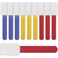 Label the Cable Tépőzáras kábelkötöző jelölővel, 90 x 20 mm, kék/sárga/piros, 10 db (2530)