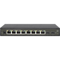 Level One LevelOne GES-2110 hálózati kapcsoló Vezérelt L2 Gigabit Ethernet (10/100/1000) Fekete (GES-2110)