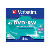 Verbatim Verbatim DVD-RW Matt Silver 4x 4,7 GB 1 dB (43285)