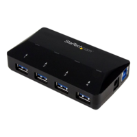 StarTech StarTech.com 4-Port USB 3.0 Hub plus Dedicated Charging Port - 1 x 2.4A Port - Desktop USB Hub and Fast-Charging Station (ST53004U1C) - USB peripheral sharing switch - 4 ports (ST53004U1C)