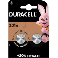 Duracell Duracell Batterie Knopfzelle CR2016 3.0V Lithium 2St. (203884)