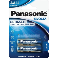 Panasonic Panasonic EVOLTA 1,5V AA/ceruza szupertartós alkáli elem (2 db/csomag) (LR6EGE-2BP) (LR6EGE-2BP)