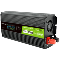 Green Cell Green Cell KFZ Spannungswandler Power Inverter 12V > 230V 500W/1000W USB/Steckdose/Display Black (INVGC12P500LCD)