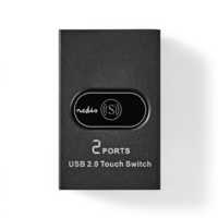 Nedis Nedis CSWI6002BK 2 portos USB switch fekete (CSWI6002BK)