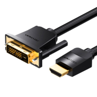 Vention Vention ABFBH video átalakító kábel 2 M HDMI A-típus (Standard) DVI-D Fekete (ABFBH)