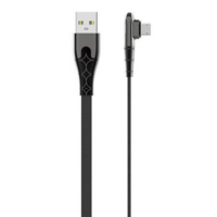 LDNIO LDNIO LS581 USB-A - Micro USB kábel 2.4 A 1m fekete (5905316144064) (LS581 micro)
