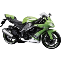 Maisto Maisto Kawasaki Ninja ZX-10R Motorkerékpár modell 1:12 (531187) (MA531187)