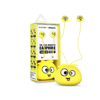 Ylfashion Jellie Monsters vezetékes fülhallgató 3,5 mm jack csatlakozóval - Ylfashion YLFS-01 - sárga (PT-6632)