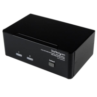 StarTech Startech.com KVM Switch 2PC DVI VGA Dual Monitor (SV231DDVDUA) (SV231DDVDUA)