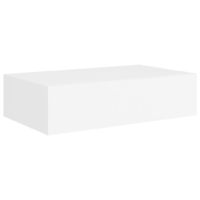 vidaXL 2 db fehér falra szerelhető fiókos polc 40 x 23,5 x 10 cm (330242)