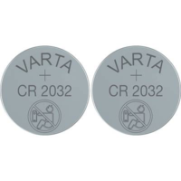 Varta CR2032 lítium gombelem, 3 V, 230 mA, 2 db, Varta BR2032, DL2032, ECR2032, KCR2032, KL2032, KECR2032, LM2032 (6032101402)