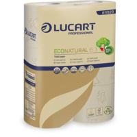 Lucart Lucart Eco Natural 6.3 toalettpapír, 3 rétegű kistekercses 27,5m barna (811929Y) (L811929Y)