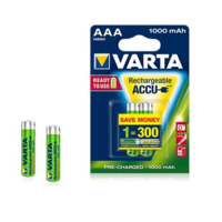 Varta Varta Ready To Use AAA Ni-Mh 1000 mAh ceruza akku (2db/csomag) (5703301402)