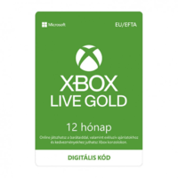 Microsoft Xbox Live Gold 1 éves előfizetés elektronikus licenc