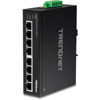 TrendNet TRENDnet Industrie Switch 8 Port Fast Ethernet L2 DIN-Rail (TI-E80)