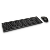 Inter Tech Inter-Tech Tas KM-3149R Tastatur+Maus QWERTY dt/kyril. schw. retail (88884091)