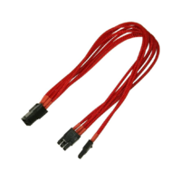 Nanoxia Kabel Nanoxia PCI-E 6- auf 6+2-Pin, 30 cm, Single, rot (NXP683ER)