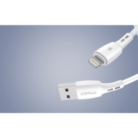 Vipfan Vipfan Racing X05 USB-A - Lightning kábel 3A, 2m fehér (X05LT-2m-white) (X05LT-2m-white)