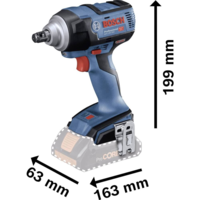 Bosch Bosch Professional Akkus ütvecsavarozó 18 V akku nélkül GDS 18V-300 B-Ware (0.601.9D8.200.920) (06019D8200920)