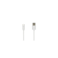 OEM OEM USB Type-A apa - Micro USB Type-B apa Adat és töltő kábel - Fehér (3m) (KABAV0145)
