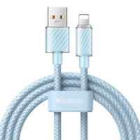 Mcdodo Mcdodo CA-3641 USB-A apa - USB-C/Lightning apa Adat és töltő kábel - Kék (1.2m) (CA-3641)