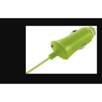 KSIX KSIX Micro-USB Autós töltő - Zöld (5V / 1A) (KSIX B1740CR02VE)