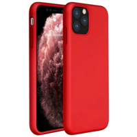 Wooze Apple iPhone 5 / 5S / SE, Szilikon tok, Wooze Liquid Silica Gel, piros (102748)