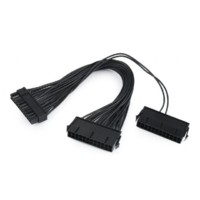 Gembird Gembird 24-pin tápkábel hosszabbító 0.3m fekete (CC-PSU24-01) (CC-PSU24-01)