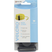 VELCRO® Állítható hevederes tépőzár, széles, 92 cm x 50 mm, fekete EC60329 (VEL-EC60329)
