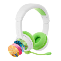 BuddyPhones BuddyPhones School+ sztereó Bluetooth headset zöld-fehér (BT-BP-SCHOOLP-GREEN) (BT-BP-SCHOOLP-GREEN)