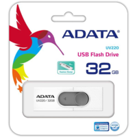 ADATA Pen Drive 32GB ADATA UV220 USB 2.0 White/Gray (AUV220-32G-RWHGY) (AUV220-32G-RWHGY)