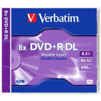 Verbatim Verbatim 43540 írható DVD 8,5 GB DVD+R 1 dB (43541)