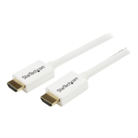 StarTech StarTech.com 5m/16 ft CL3 Rated HDMI Cable with Ethernet, In Wall Rated HDMI Cable 4K 30Hz, UHD High Speed HDMI Cable 10.2 Gbps Bandwidth, 4K Ultra HD HDMI 1.4 Video / Display Cable, 30AWG - Long White HDMI Cable - HDMI cable - 5 m (HD3MM5MW)