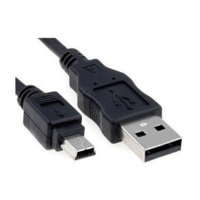 Akyga Akyga USB-A - Mini-B (5-tűs) kábel 1.8m fekete (AK-USB-03) (AK-USB-03)