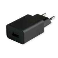 Value Value USB-A Fali töltő - Fekete (5V) (19.99.1093-10)